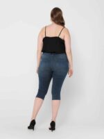 ONLY Carmakoma medium blue denim knickers CARAUGUSTA