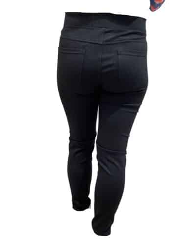 Paris sorte bukser med bred elastik i taljen
