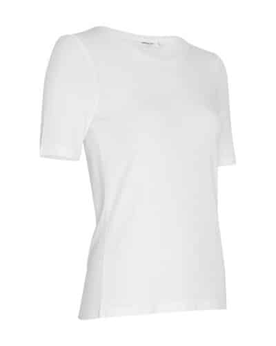 MOSS Copenhagen hvid basic t-shirt | Olivie Tee
