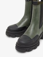 Bianco Olive Black High Boots | BIAGINNY High Chelsea Boot