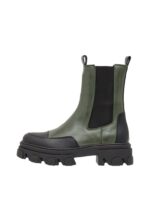 Bianco Olive Black High Boots | BIAGINNY High Chelsea Boot