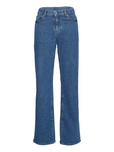 MOSS Copenhagen mid blue wash jeans | MSCHAbril Rikka Jeans
