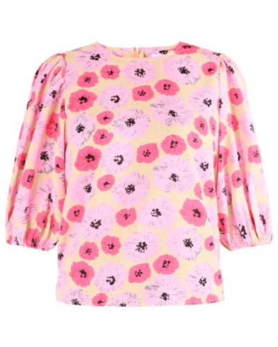 Sisters Point Pink Flower Blouse | VENTIA-O.MS