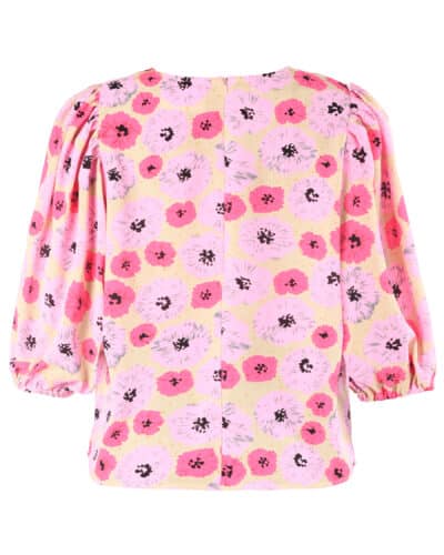 Sisters Point Pink Flower Blouse | VENTIA-O.MS