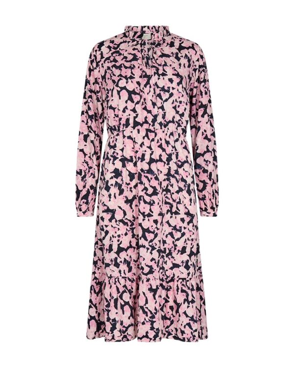 Freequent Navy Blazer w. Fuchsia Pink DRESS | FQROONY-DRESS