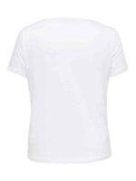 ONLY Carmakoma Bright White T-shirt CARCOLOURFUL