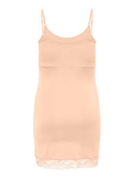 ONLY Carmakoma Nude slip dress CARLINNEA