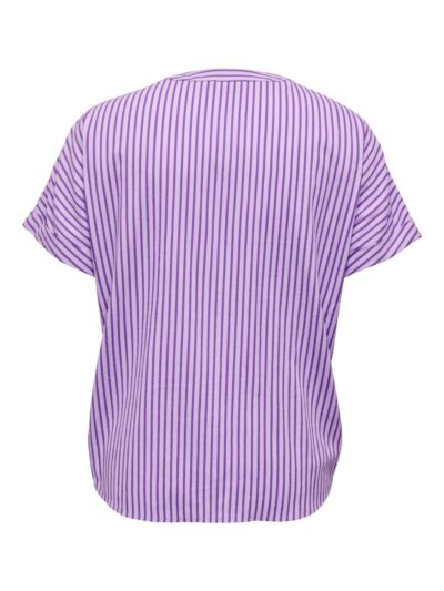 ONLY Carmakoma Purple Rose & ROYAL LILAC top CARMIO