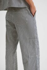 Freequent Medieval Blue w. Off-white PANTS | FQMELLA-PANT