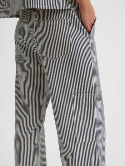 Freequent Medieval Blue w. Off-white PANTS | FQMELLA-PANT