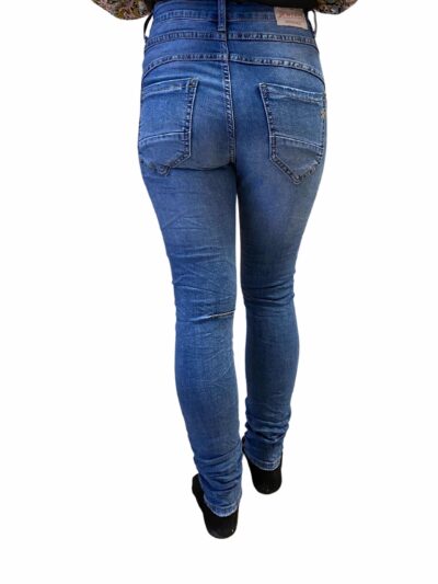Jewelly jeans med knaplukning | JW2308