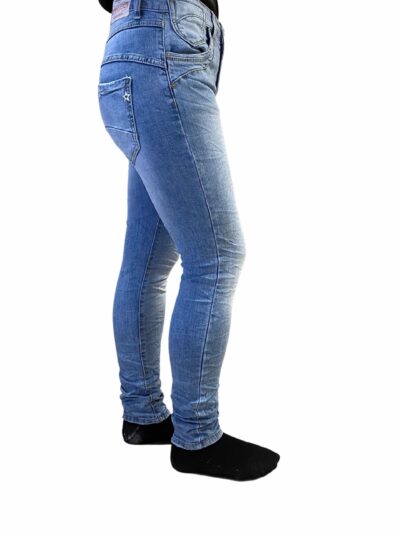 Jewelly jeans med knaplukning | JW2314