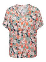 ONLY Carmakoma Chinois Green FLORAL Top CARNOVA