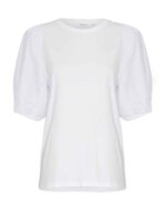 MOSS Copenhagen BRIGHT WHITE MSCH Dariene Logan SS Top