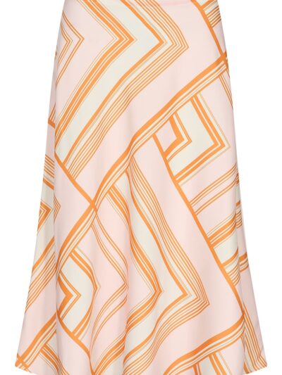 Freequent Flame Orange w. Marys Rose SKIRT | FQSEMIA-SKIRT
