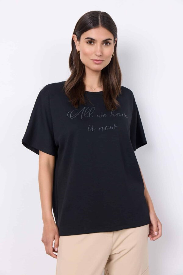 Soyaconcept BLACK T-SHIRT JE | SC-BANU 147