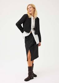 model med Freequent FQLOVIN-SKIRT | Black w. Off-white