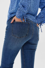 freequent FQHARLOW-JE-KICK-Stone-Blue 5 pocket flared legged jeans