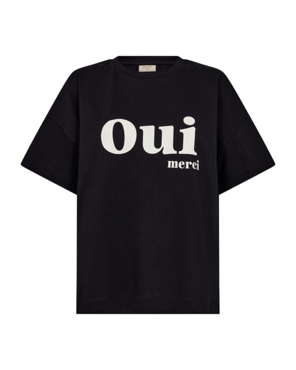 frequent sort t-shirt FQCAROL-TEE Black w. Tofu