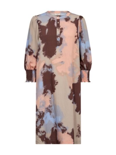 Freequent kjole Simply Taupe w Coral Pink FQABY-DRESS