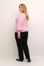 Kaffe curve KClazzy Knit Cardigan Pink Mist fra siden