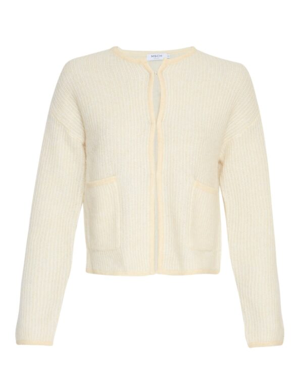 Moss Copenhagen strik cardigan MSCHEliza Nenaya Cardigan STP R YELLOW/V ICE