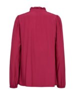 Freequent Raspberry FQSEA-BLOUSE pink skjortebluse bagpå