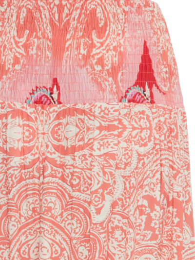 Sorbet pink nederdel SBBOLETTE SKIRT Porcelain Rose med detaljer