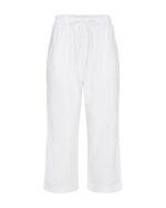 Freequent hvide hørbukser FQLAVA-ANKLE-PA Brilliant white