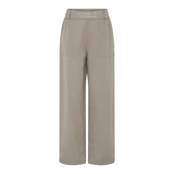 Humble by Sofia Bucka beige lange bukser elastik i taljen GayleHbs pants Safari