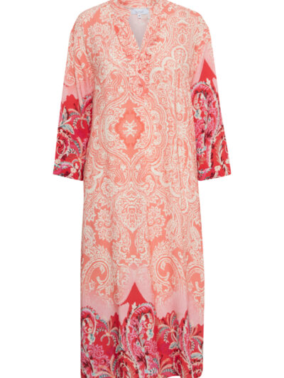 Sorbet tunika kjole med mønster i rosa nuancer SBBOLETTE TUNIC DRESS Porcelain Rose