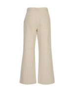 moss copenhagen beige bukser med tynde striber MSCHJonalyn Pants STP