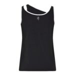 Humble sort top med hvid kant GILLYHBS TOP black combi