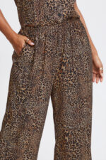 Sorbet sbleopold pant leopard bukser med lommer