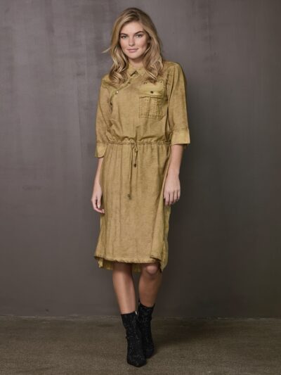 brun kjole NÜ Ochre Verona Dress