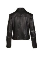 sort læderjakke NÜ Black Verena Bikerjacket