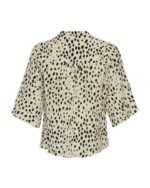 Moss Copenhagen bluse med prikker MSCHAngelina Shirt AOP PEYOTE DOT