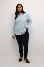 Kaffe Curve Blue/Dark Stripe KCjerria Shirt