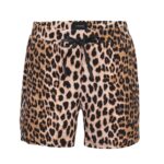 Liberté leopard shorts med elastik og bindebånd i taljen Liberté LUX LEO ALMA-SHORTS