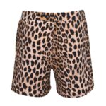 Liberté leopard shorts med elastik og bindebånd i taljen Liberté LUX LEO ALMA-SHORTS