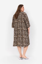 Wasabi Brown Dress WA-VANJA 2 leopard kjole