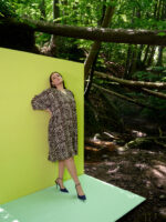 Wasabi Brown Dress WA-VANJA 2 leopard kjole