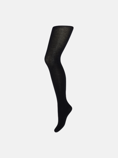 Sorte strømpebukser DECOY tights merino wool 100 denier