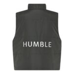 Humble IdaliaHbs vest Ivy Green navy grøn vest med refleks logo på ryggen