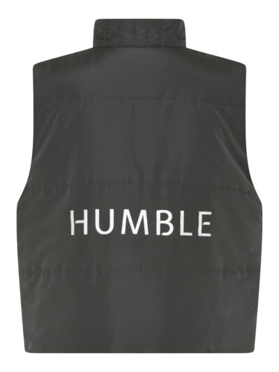 Humble IdaliaHbs vest Ivy Green navy grøn vest med refleks logo på ryggen