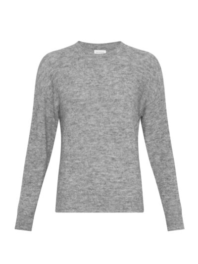 MSCHFestina Hope Pullover MGM grå strik med ribkanter