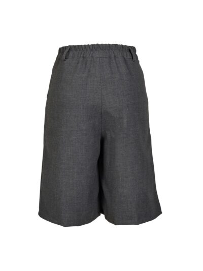 lange grå shorts med elastik i taljen NÜ Yrisa Bermuda Shorts grey