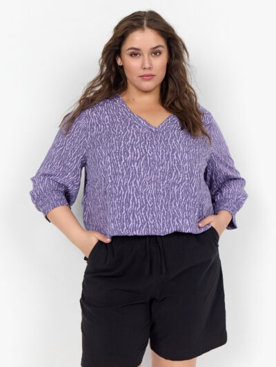 sorte shorts med elastik i taljen Wasabi WA-ERICA 1 BLACK