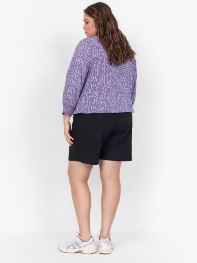sorte shorts med elastik i taljen Wasabi WA-ERICA 1 BLACK