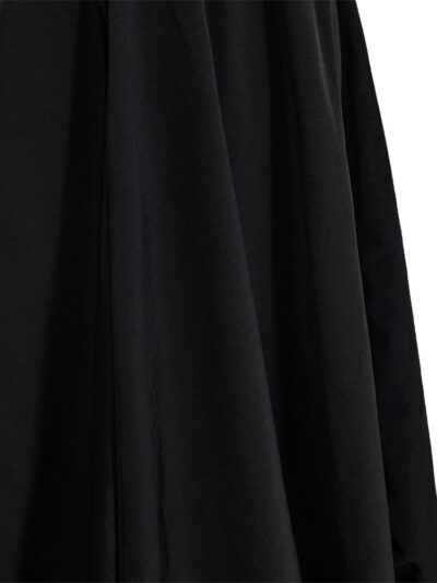 closeup af sort ballonnederdel med elastik i taljen Freequent FQMINDY-SKIRT Black